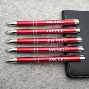 Crayons en métal d'entreprise, cadeaux d'affaires, stylos promotionnels, 60 pièces par Lot, personnalisés gratuitement avec la marque et le logo de votre entreprise, stylo à bille