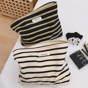 Bages de cosmétique Cas de toile Sac de cosmétique pour femmes pour maquillage de maquillage de maquillage pochette à fermeture éclair pour le lèvres à lèvres