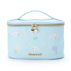 Estuches para bolsas de cosméticos Caja de maquillaje de dibujos animados lindo Bolsa de cosméticos Organizador de maquillaje de cuero Caja de almacenamiento pequeña Kawaii Neceser Estuche de belleza para tocador 231006