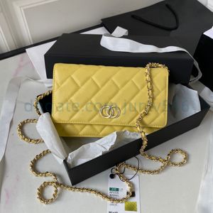 Haute qualité Luxurys Designers Sacs à chaîne Femmes Sac à bandoulière Treillis rhombique Cuir caviar Cross body Purse Sacs à main en peau de mouton mode fourre-tout Sacs à cosmétiques Avec boîte