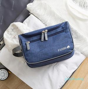 Bolsas de cosméticos FADISH impermeables para hombre, bolsa Oxford para colgar maquillaje, 45 organizadores, grandes necesidades, estuche de maquillaje, artículos de tocador