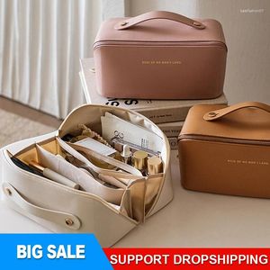 Bolsas cosméticas Bolsa de maquillaje Organizador de artículos de tocador Almacenamiento impermeable Bolsa de baño portátil de alta calidad para mujeres