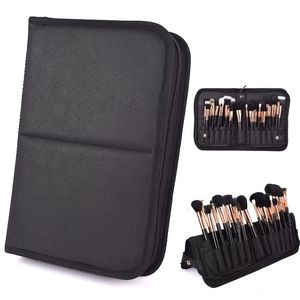 Cosmetic Case Travel Sac Canva Poldable Support Makeup Brushes Brushes Tools Storage Professional Beauty Brush Holder Pouche 240329