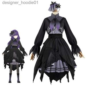 cosplay Costumes d'anime Projet de jeu Jeu de rôle sur scène de couleur Sekai avec Asahina Mafuyu et perruques violettes Anime Girl 25-ji Night Rope LolitaC24320