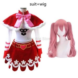 cosplay Disfraces de anime Perona peluca anime juego de rol vamos peluca alma fruta ss sexy mujer Shl piel Halloween rojo Navidad disfraz uniforme setC24321