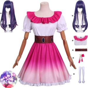 Cosplay Anime Hoshino Ai Oshi No Ko leur idole S enfants Cosplay Costume perruque robe Sexy femme Loli uniforme Hallowen carnaval Costume de fête