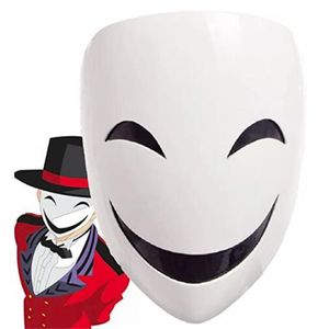Cosplay Kagetane Hiruko Burakku Buretto Cara completa Anime Black Bullet Smile Mask Facepiece Headgear Máscaras Halloween Gift Props GC2241