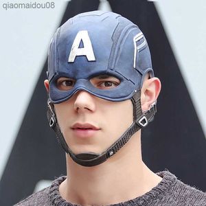 Cosplay Latex Masques Anime Superhero Kids Adult Party Disfraces Accesorios Capitán Máscaras Casco L230704