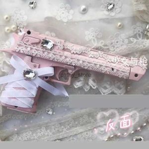 Cosplay pistolet jouet modèle de pistolet ne peut pas tirer bande dessinée-con accessoires Photo filles douces Cosplay fait à la main pour les filles en plein air faux pistolet GiftsL2403