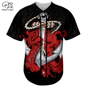 Cosplay Reaper Ghost Gothic Skull Satan Baphomet Devil Tattoo Retro Tattoo 3DPrint Unisex Summer Baseball Shirts Jersey Mangas cortas 3