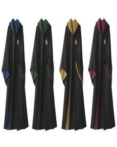 Envío gratis Capa de túnica de cosplay que un Tie Dor/Slytherin/Hufflepuff/Ravenclaw 4 House 9 El tamaño puede elegir9601677