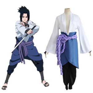 Cosplay shippuden sasuke Uchiha 3 generación cosates naruto cosplay 3er ver traje de vestuario con enfermería269t