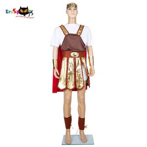 cosplay Soldat Cosplay hommes Costume de guerrier romain Centurion gladiateur troyen déguisement tenue pour fête carnaval vacances Halloweencosplay