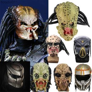 Accesorios de vestuario Juego de Wolf Falconer Tracker Berserker Predator Cosplay Mask Mask Masks Halloween Masquerade Carnival Costume Prop x0803 L230918