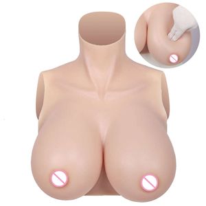Costume Accessories H Cup Breasts Forms EYUNG Cosplay Fake Boobs Bodysuit Crossdressing Silicone Breast Plate Crossdresser Chest