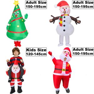 Tema de disfraces Árbol de navidad niños adultos Santa Claus Disfraces ISHATABLE Mascota Fancy Role Play Disfraz for Man Woman 231113 S