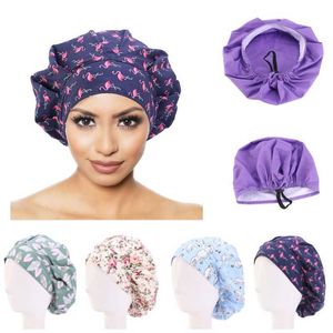 Coton Soins Des Cheveux Cap Réglable Bandeau Bandage Chef Travail Caps Hommes Bouffant Chapeaux Infirmière Chapeau Cheveux Accessoires En Gros Y0911