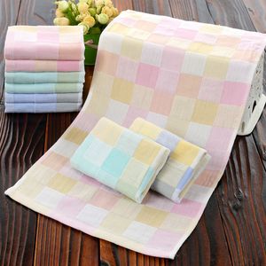 Coton petite serviette Double couche gaze serviette pour enfants serviettes pour enfants en gros