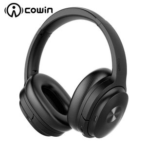 COWIN SE7 Auriculares inalámbricos Bluetooth híbridos con cancelación activa de ruido Auriculares estéreo aptX con sonido para colocar sobre la oreja con ANC 30 horas HKD230828 HKD230828