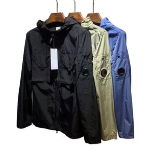 CP comapny veste de veste compagny sportive imperméable pour hommes avec fermeture éclair, manches longues décontractées quotidien