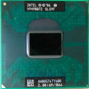 CPUS livraison gratuite Intel CPU CORE OPRODICAL 2 DUO T9600 CPU 6M CACHE / 2,8 GHz / 1066 / Dualcore Socket 479 Processeur T9900 P9600 GM45 PM45