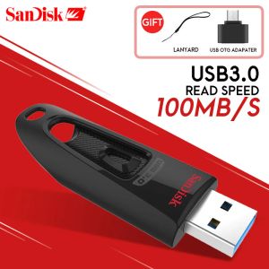 CPU USB Flash Drive 256 Go 128 Go 64 Go 32 Go 16 Go USB 3,0 100 Mo / s Mini Pen Drives Stick U Disk USB Key Flash Drive pour ordinateur