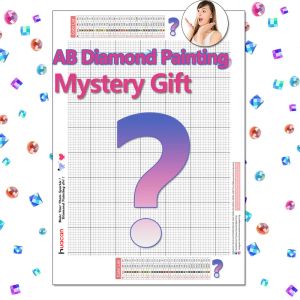 Craft Huacan 5d Photo Paint diamant personnalisé Gift Mystery Gift DIY Kits de mosaïque broderie Créative Hobbies Decoration Salon