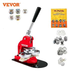 Craft Tools VEVOR 25325875MM Badge Maker Machine DIY Button Pin with 500Pcs Free Parts Press Kit Circle Manufacture Making Tool 230625