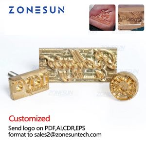 ZONESUN – outils de sculpture de Logo, artisanat, gaufrage, marquage à chaud, moule en laiton, timbres en cuir, chauffage sur ceinture pour animaux de compagnie, bois, fer personnalisé pour mariage