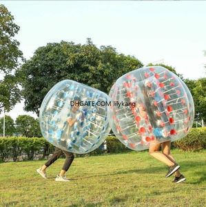 Ballon de football fou 1.2m balles de pare-chocs gonflables humaines enfants en plein air jouant au jeu ballon de Football pvc bulle zorb balle