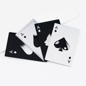 Ouvre-bouteille créatif Ace of Spades, en forme de Poker, Style carte de crédit, ouvre-bouteille en acier inoxydable, lève-bouteille