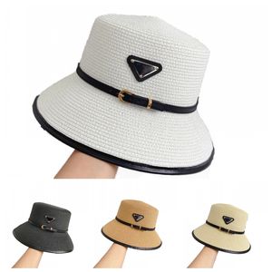 Sombrero de playa creativo sombreros de paja de tela de verano para mujer moda única casquette homme elegancia hermosa linda gorra de diseñador portátil versátil PJ088 E23