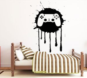Creative Design Game Controller Wall Sticker Vinyl Home Decor for Kids Room Tends Tends Chambre Gaming Room Decals Intérieur Mural6868984