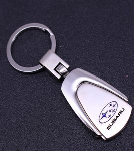 Porte-clés de voiture en métal créatif pour subaru badge logo longue chaîne porte-clés 4S boutique cadeau promotionnel accessoires auto clé toy7742504