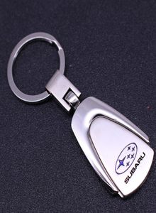 Porte-clés de voiture en métal créatif pour subaru badge logo longue chaîne porte-clés 4S boutique cadeau promotionnel accessoires auto clé toy6074294