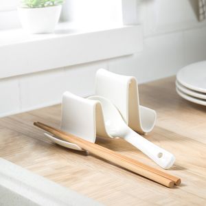 Créatif autres outils de cuisine en plastique Simple vague Pot couverture support en gros cuisine baguettes couteau à découper planche à découper stockage