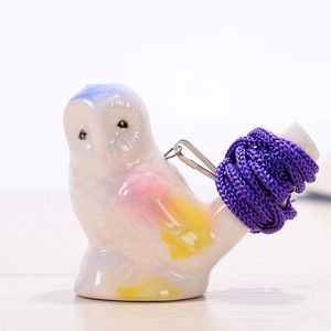 Creative Eau Oiseau Sifflet Argile Oiseaux En Céramique Glacé Chanson Chirps L'heure Du Bain Enfants Jouets Cadeau Fête De Noël Faveur Décoration De La Maison BH5310 TYJ