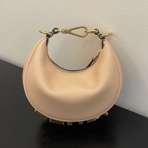 Sac à épaule Crescent Half Moon portefeuille sac à main femme sous-bras sacs de sacs à main pochette dames en cuir authentique sacs à main