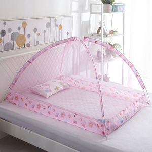Crib Netting Children's Mosquito Net Bed Baby Dome Free Installation Portable Foldable Babies Beds Children Play Tent Mosquitera Cama 230225