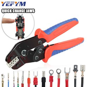 Crimping Pliers SNX-48BS Quick Jaw Replacement For Tab 2.8 4.8 6.3/Tube/Photovoltaic/Insuated Terminals Electrical Clamp Tools