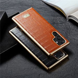 Crocodile Grain Vogue Phone Case pour iPhone 14 13 12 11 Pro Max Placing Color Color Alligator Pattern Protective Shell