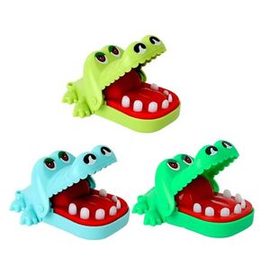 Juego de juguetes de dientes de cocodrilo para niños, juegos de dentista de dedo mordedor de cocodrilo, juguetes divertidos, colgante de llavero creativo para niños