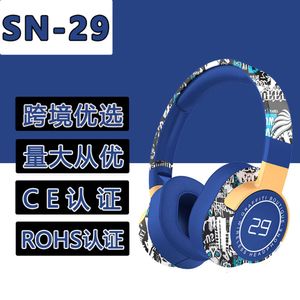 Casque d'écoute Bluetooth sans fil, casque d'écoute populaire transfrontalier, musique, chic chinois, Tuya, basses lourdes, stéréo, oreille complète