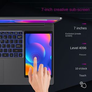 Cross-Border Private Model 15.6-Inch Touch Dual-Screen Laptop N5095 Ultra-Light Tablet Business Laptop