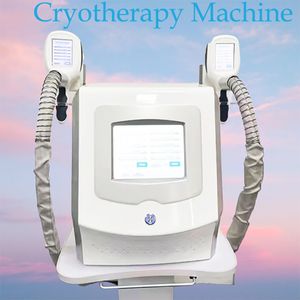 Machine de cryothérapie cryothérapie 2 poignées cryo gel à froid graisse corporelle amincissante dissolvant de cellulite cryolipolyse machine minceur corporelle