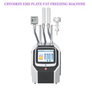 Crioterapia Cryo T Shock Cooling EMS Pad Placa de criolipólisis Rodillo de cavitación por congelación de grasa Máquina de adelgazamiento RF