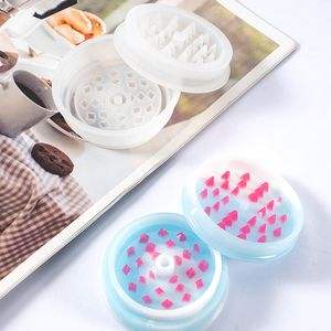 Crystal Epoxy Resin Mold Tobacco Grinder Leaf Herbal Herb Smoke Spice Crusher Silicone Mould DIY Crafts Baking Tools