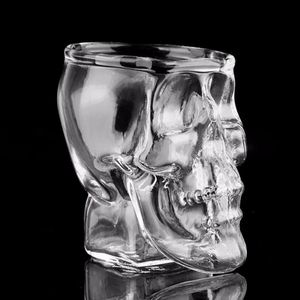 Crystal Skull Head Cups Vodka Copa de vino Pirata Vacío Vasos de cerveza Taza Club Skeleton Cup WY301 ZWL