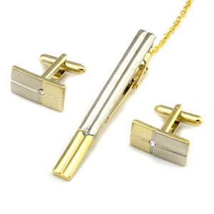 Ensemble de boutons de manchette avec pince à cravate en cristal pour hommes, épingle à cravate, boutons de manchette, ensemble de liens de barre de cravate