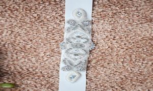 Ceinture de mariage en cristal strass perlé robe de mariée ceintures ceinture blanc Beige haute qualité pas cher élégant ceinture de mariée Sash8070352